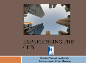 Experiencing the City Teacher`s Guide