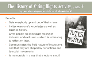 The History of Voting Rights Activity, p. 30 TCA + http://www.nelrc