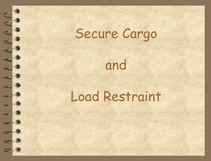 Secure Cargo and Load Restraint
