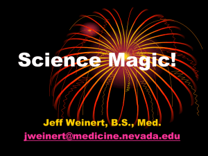 Science Magic! - Jeff Weinert