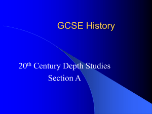 GCSE History - historyatfreeston.co.uk