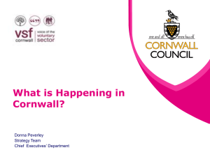 Donna Peverley - Cornwall Voluntary Sector Forum