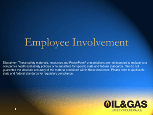 Employee Involvement - Texas Mutual Insurance Company