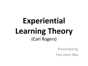 Experiential Learning (Carl Rogers)