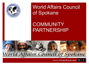 WACofSpokane_Present.. - World Affairs Council of Spokane
