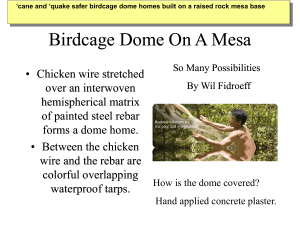Birdcage Dome On A Mesa