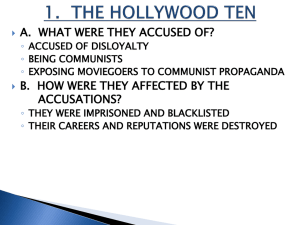 1. THE HOLLYWOOD TEN