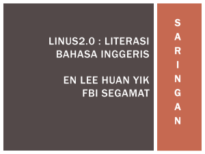 LINUS 2.0 : LITERASI BAHASA INGGERIS