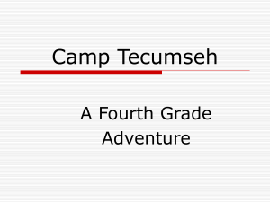 Camp Tecumseh - School City of Hobart