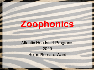 Zoophonics Presentation