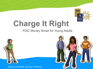 Notes: MoneySmart - "Charge it Right!