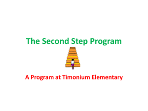 The Second Step Program