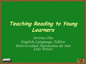 Teaching Reading to Young Learners - centrodeidiomas