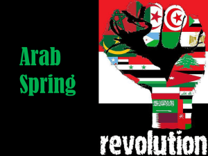 Arab Spring Butterfly Effect