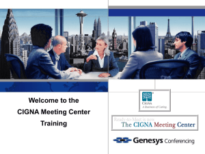 the Genesys Meeting Center Demonstration!