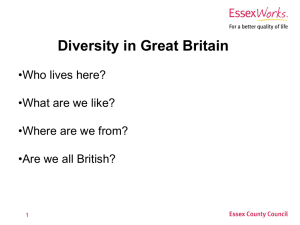 Diversity in Britain (PowerPoint)