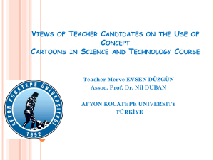 Views of Teacher Candidates on the Use of