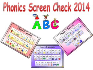 Phonics-Screen-Test-2014 - Middleton Parish CE Primary School
