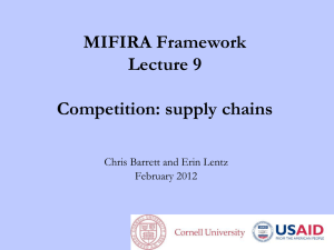 9 Competition - supply chains