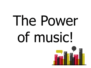 The Power of music! - National Literacy Trust