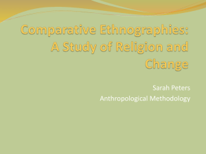 Comparative Ethnographies - Facultypages.morris.umn.edu