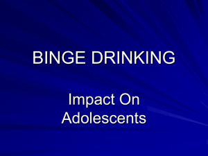 Binge Drinking Presentation