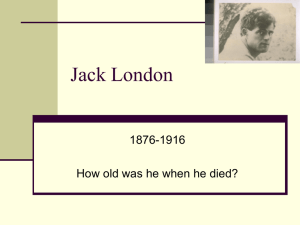 Author Study Jack London