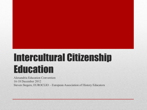 Intercultural Citizenship Education