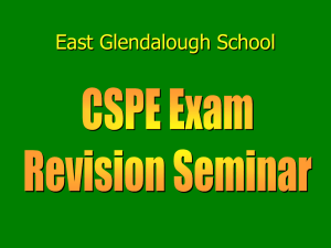 Revision seminar slideshow
