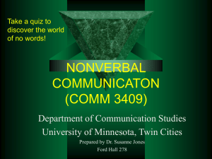 Nonverbal Communication Quiz