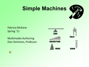 Simple Machines Power Point
