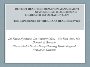 Addressing health information gaps in Ghana