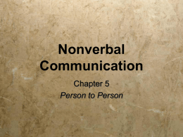 Research on nonverbal communication