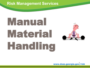 DOAS Manual Material Handling