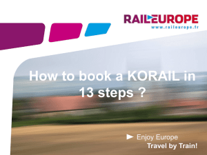 How to book a KORAIL in 13 steps