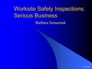 Worksite Safety Inspections