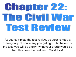 Chapter 22 test review samples
