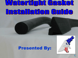 Gasket Installation Instructions (Microsoft PowerPoint)