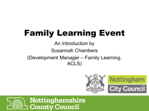 Functional Skills presentation - Nottinghamshire Adult and