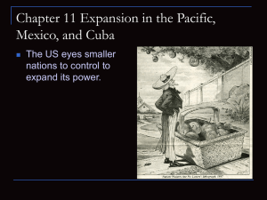 Chapter 11 Expansion in the Pacific