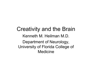 Creativity and the Brain - Georgia Neurological Society