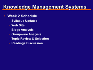 Foundations of Knowledge Management