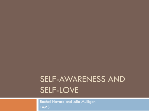 Self-Awareness and Self-Love