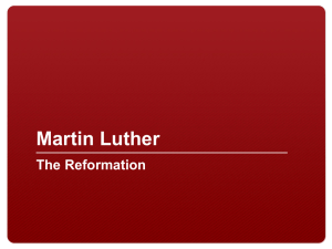 Martin Luther PowerPoint (SHEG)