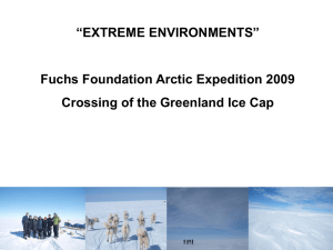 Extreme Environments - Crossing of the