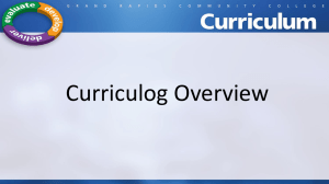 Curriculog Overview