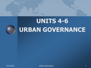 Unit 4-6_URBAN GOVERNANCE