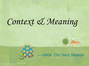 8.1-context and meaning