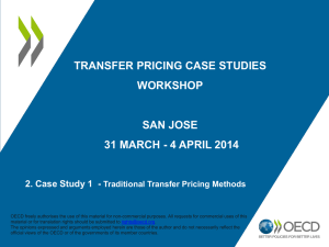 OVERVIEW OF THE OECD TRANSFER PRICING GUIDELINES