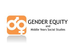 What is gender equity?